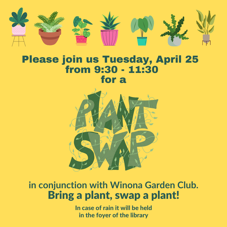 Plant Swap for National Library Week – Mid-MS Regional Library System