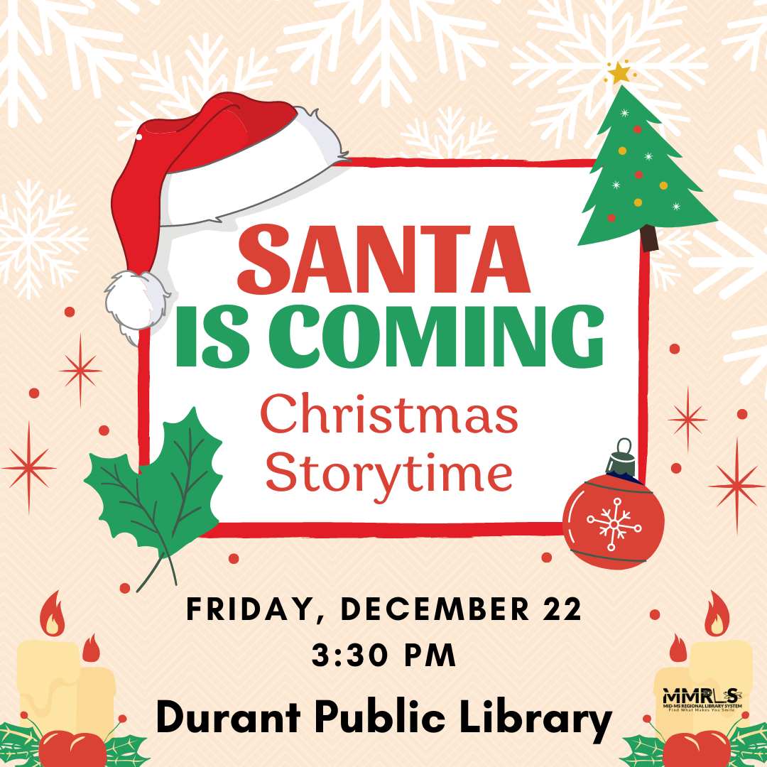 Christmas Storytime with Santa – Mid-MS Regional Library System