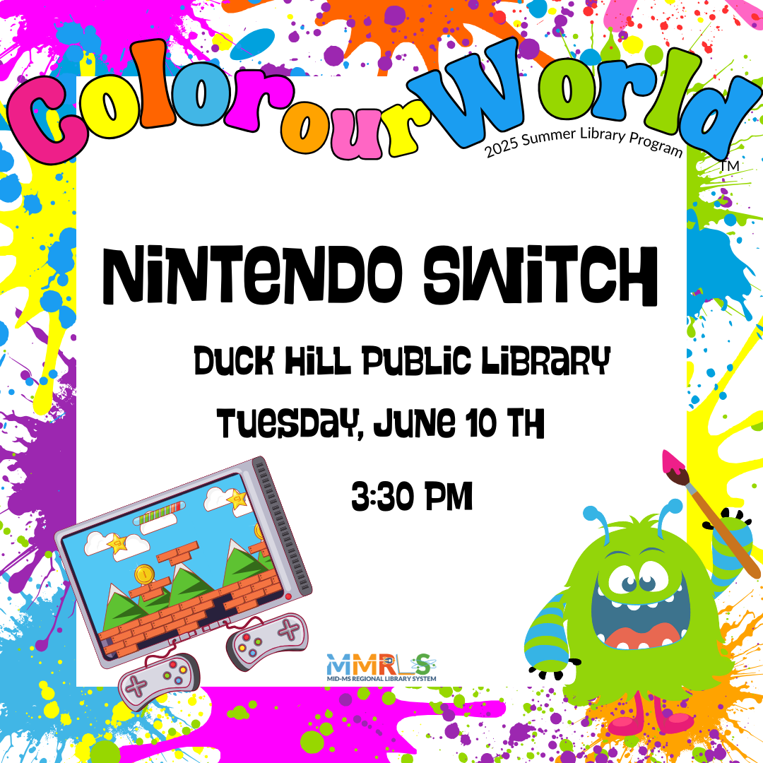 Library Party Nintendo Nintendo Switch – Mid-MS Regional Library System