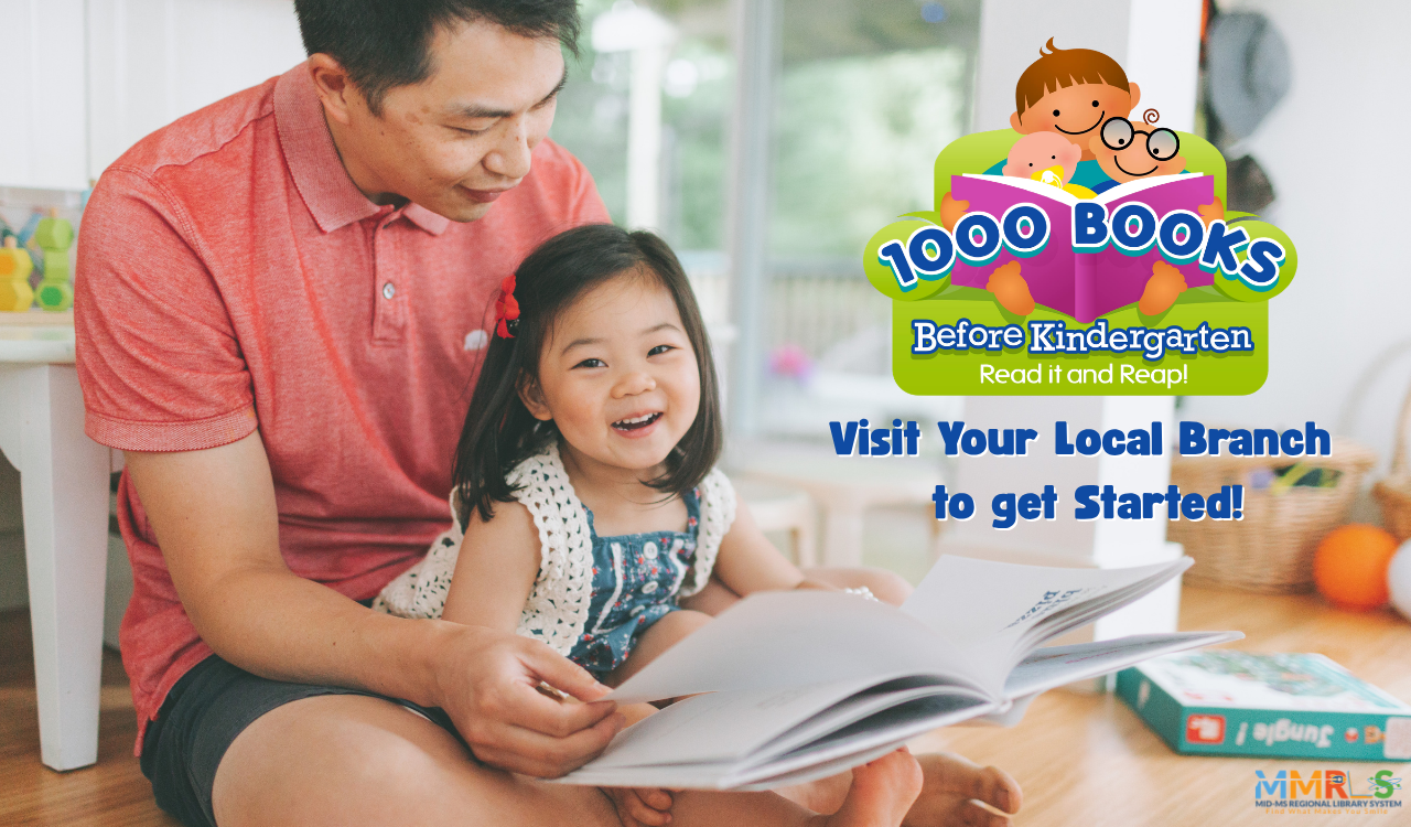 1000 Books Before Kindergarten: Visit your local branch to get started! Link to 1000 Books Before Kindergarten website 1000