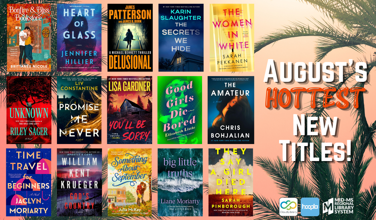 August's Hottest New Titles: Link to CloudLibrary