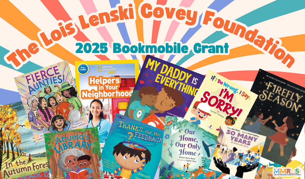 The Lois Lenski Covey Foundation 2025 Bookmobile Grant. Link to the Lois Lenski Covey Foundation website